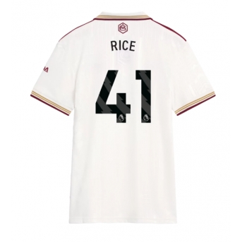 Billige Fotballdrakt Arsenal Declan Rice #41 Replika Tredjedrakt Dame 2025-26 Kortermet